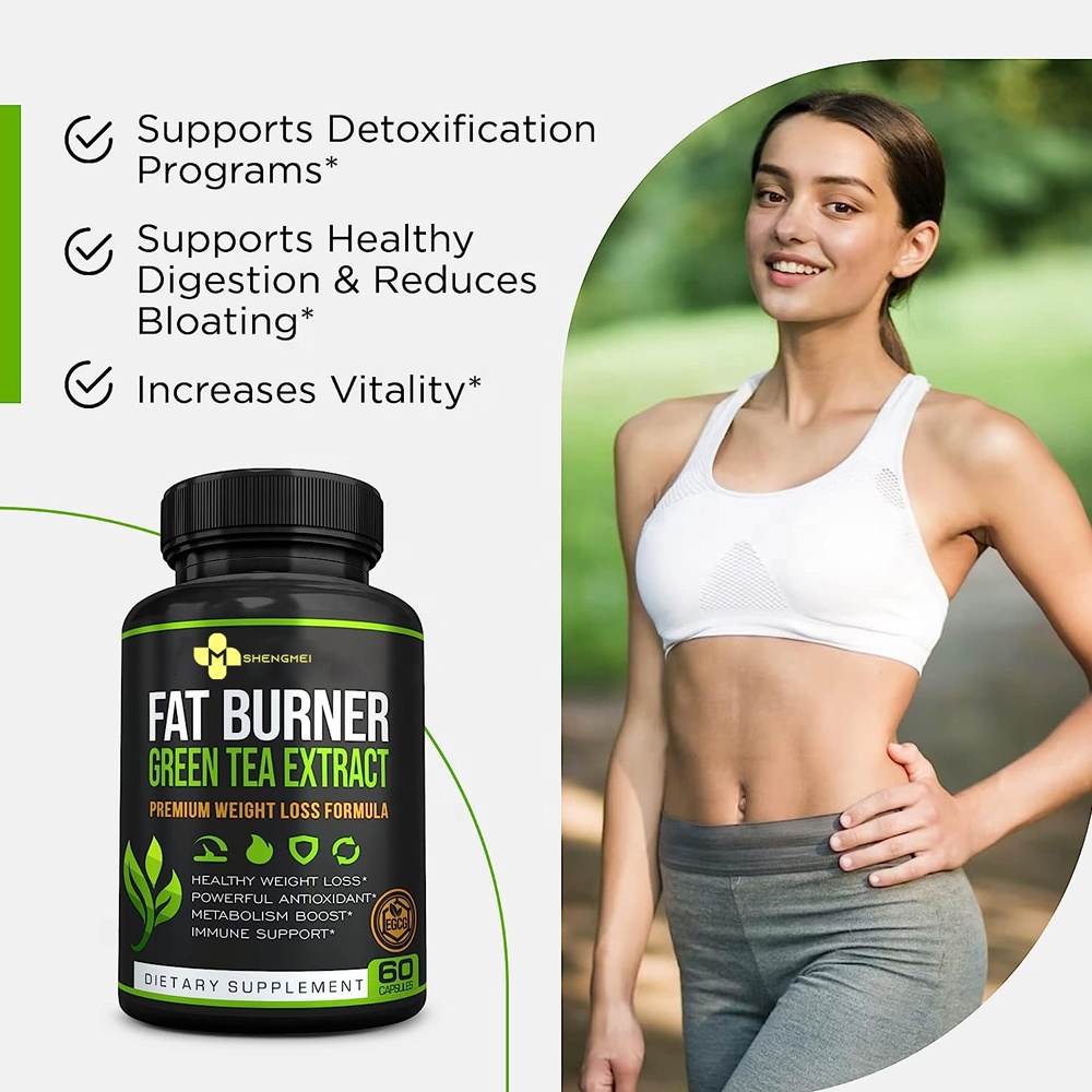 Inexperienced Tea Extract Capsules for Detox and Fast Fats Burning - Weight Loss Complement from China