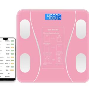 High-Promoting 180KG Sensible Physique Composition Scale – Excessive Accuracy Bluetooth Digital Rest room Scale