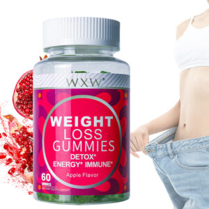 WXW Apple Taste Weight Loss Gummies – Dietary Complement for Digestive Assist, Cleanse & Detox – Accessible Now